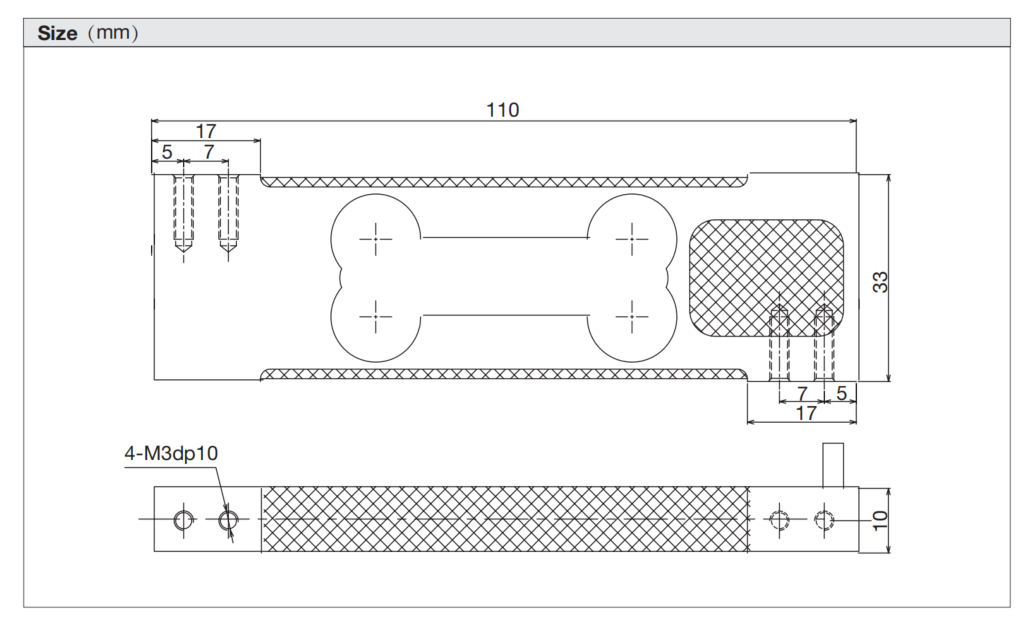 Aluminyo haluang metal solong point load cell2