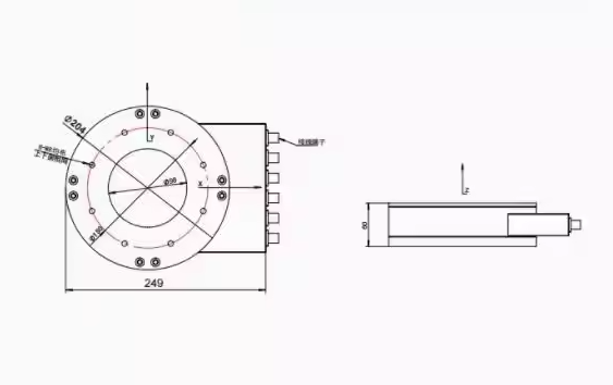 N200 Multi Axis Load Cell Six-Dimensional Force 6 Axis Sensor