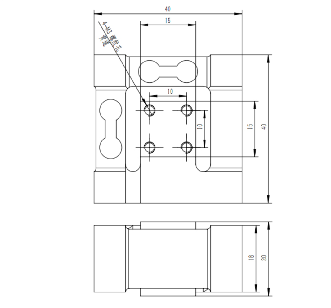 N40 High-Precision 3 Axial Force Sensor for Grip Force Control