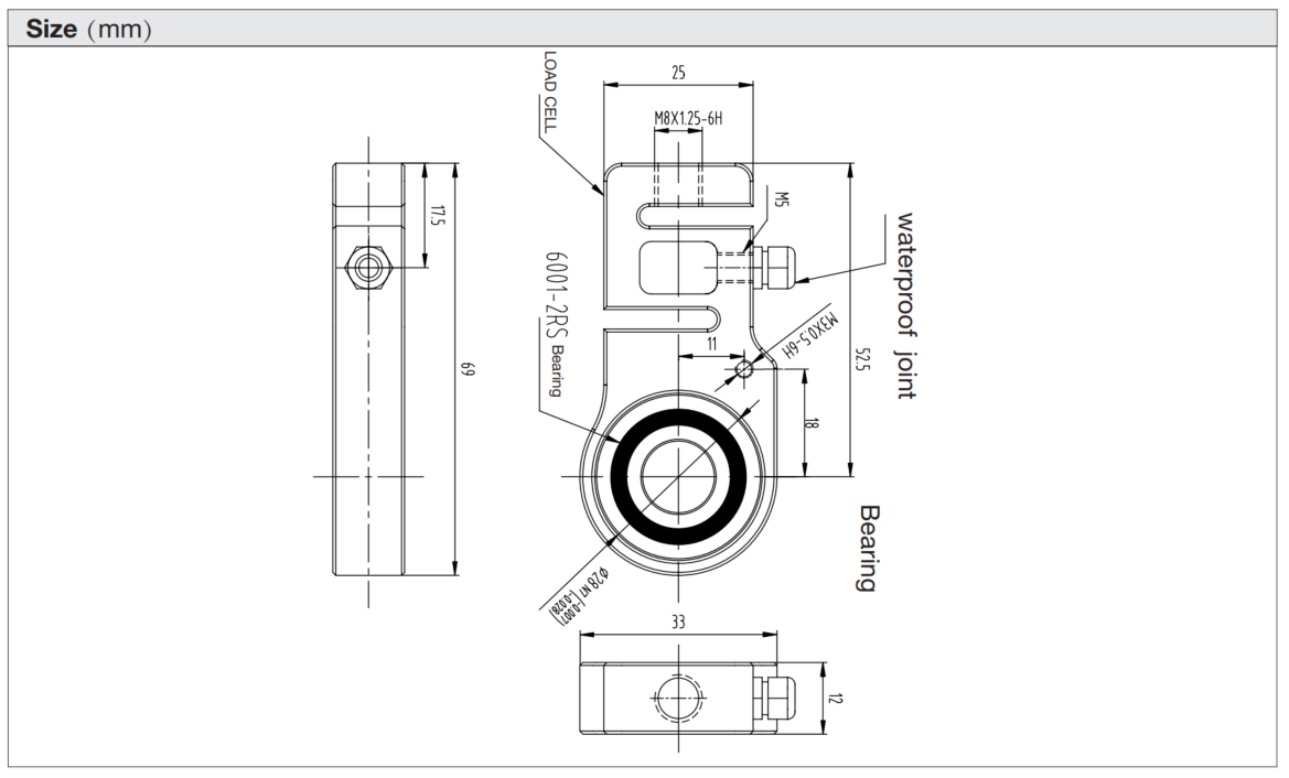 STM200A S Type Alloy Steel Load Cell for 3C Product Testing